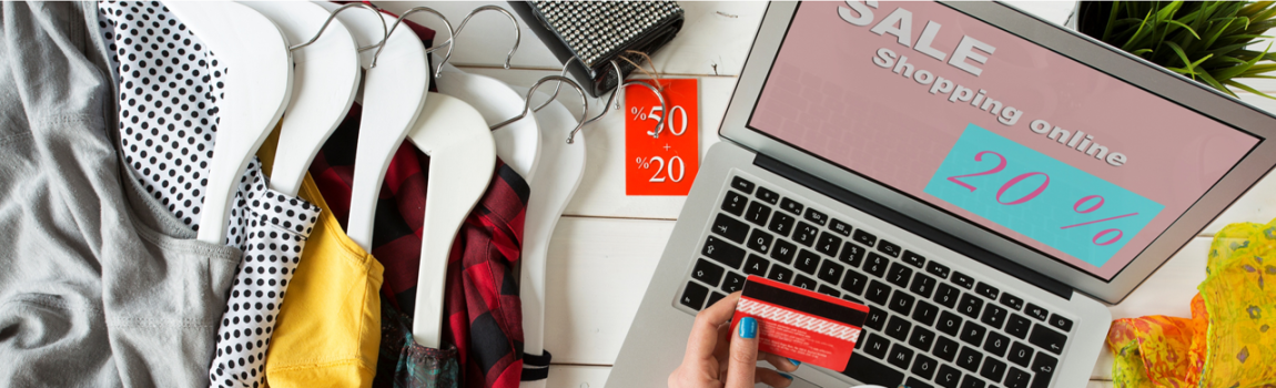 Sale im Online-Shopping und Massenkonsum in der Mode