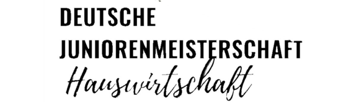 (c) DJHW Schriftzug Deutsche Juniorenmeisterschaft Hauswirtschaft