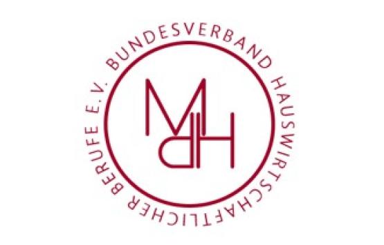 Schriftzug Bundesverband hauswirtschaftlicher Berufe im Kreis geschrieben