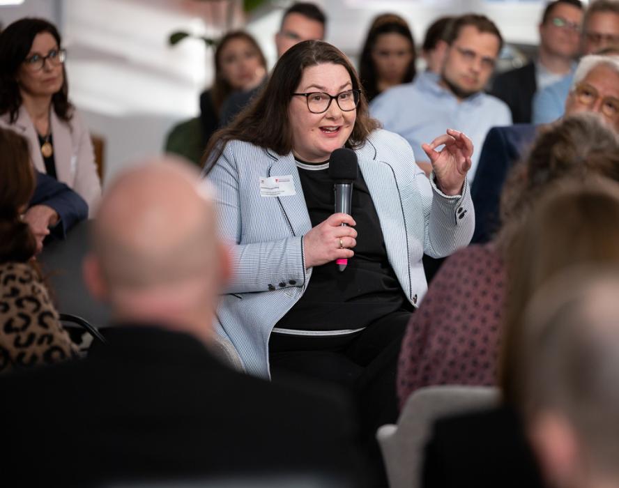 Caroline Krohn-Atug bei der Fischbowl